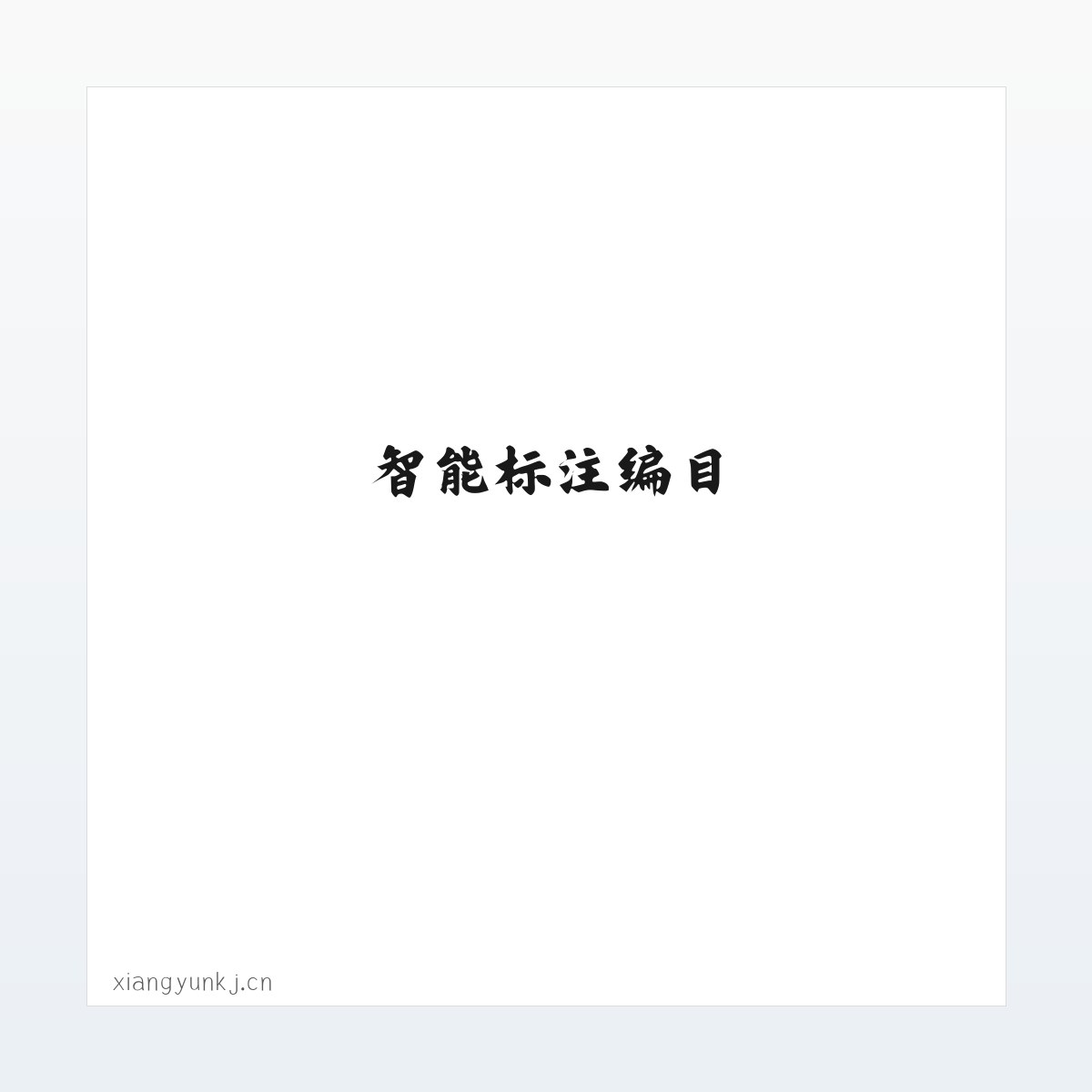 图文信息 - 电子卷宗 智能编目 智能标注编目 - 北京享云科技 方图